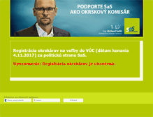 Tablet Screenshot of formular.strana-sas.sk